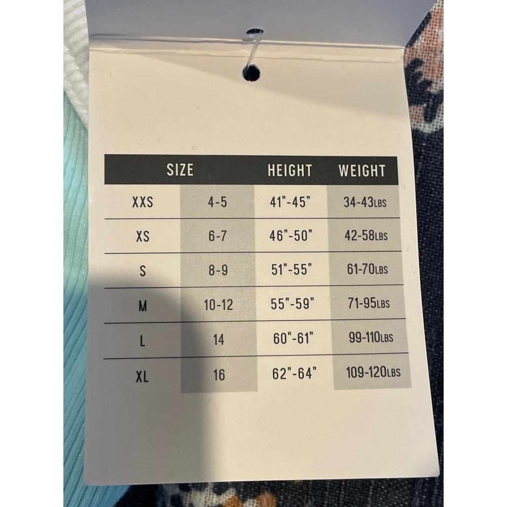 DSG Cotton Rib‎ Tank Girls L 14 Waterscape NWT Racerback Lettuce Hem Aqua - Picture 4 of 11